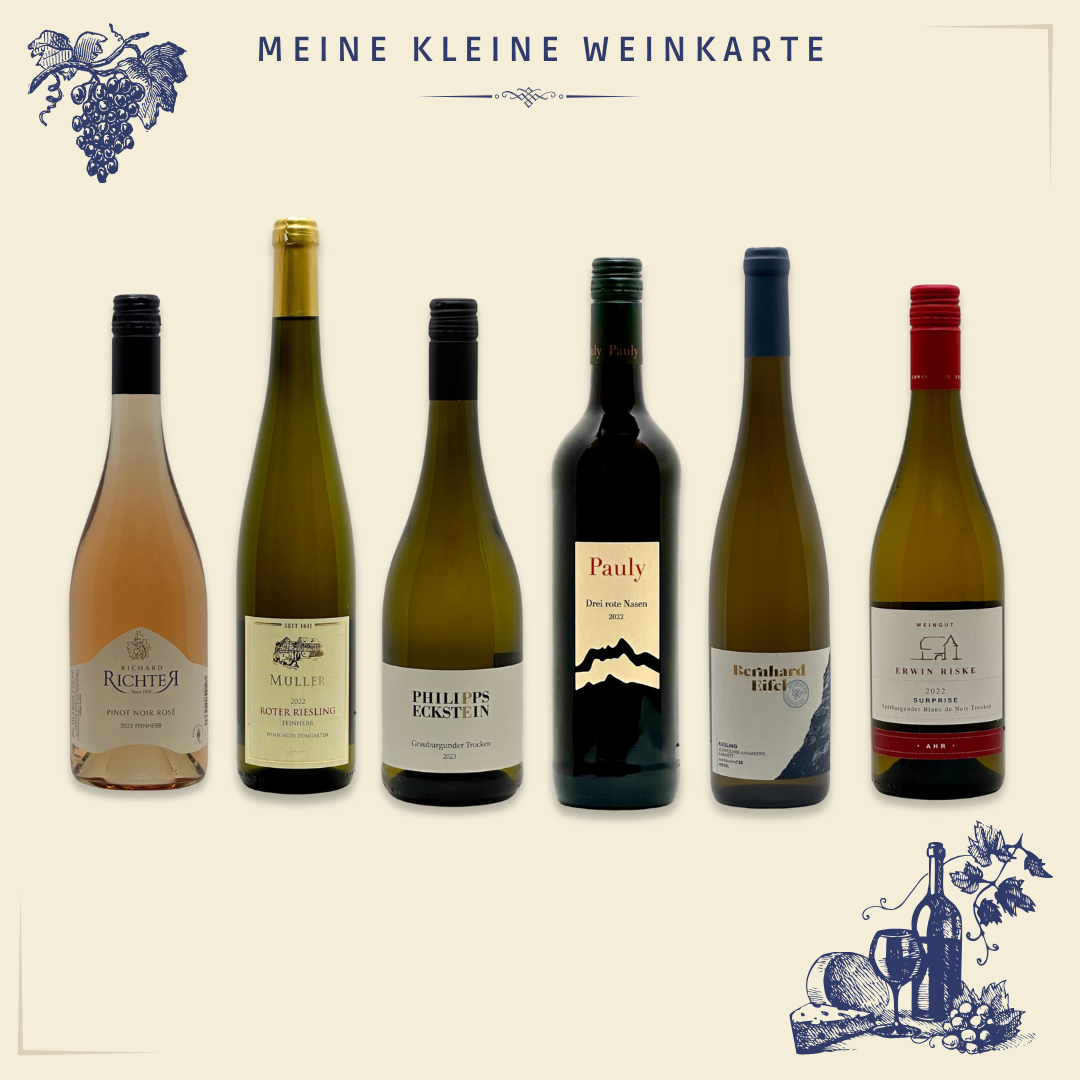 Neues Weinpaket "Meine kleine Weinkarte"