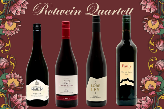 Neu bei Herz &amp; Rebe: Das Rotwein-Quartett 🍷